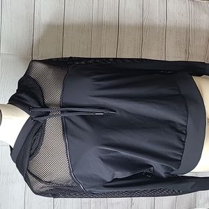ZYIA Black Mesh Winner Hoodie Large